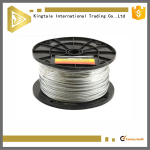Corda de arame galvanizado 6X19