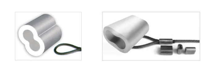 Duplex Aluminum Wire Rope Ferrules