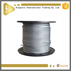 Corda de arame galvanizado 6X7